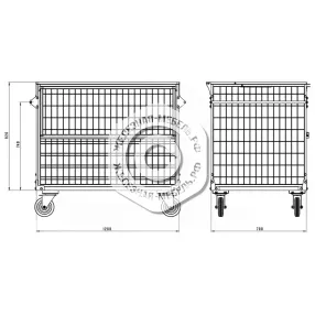 контейнер сетчатый ксм 5