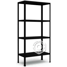 стеллаж мс-750 2000х1000х600 (4 полки мс) чёрный