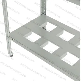 стеллаж полочный сплб «base» 1600х1500х400 (полка-решетка 5 шт.)