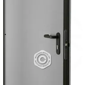 дверь техническая двупольная с вентиляционной решеткой