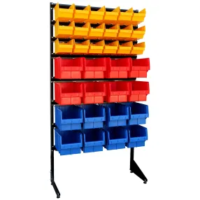 стеллаж с пластиковыми ящиками 1801-0/0/3/4 kombo