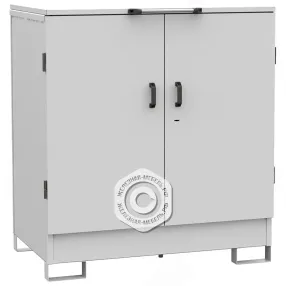 депо для 2-х бочек, оцинкованный решетчатый настил, сточный поддон