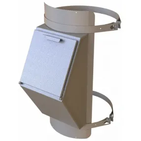 клапан мусоропровода загрузочный кмр-400, h=860