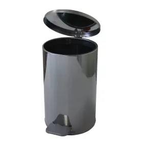 урна с педалью 10л (хром)