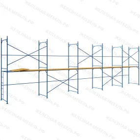 леса рамные строительные лрс-40 4х15 м (1 ярус с настилом)