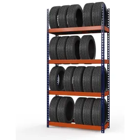 стеллаж металлический профи-т для шин 2500х1240х455 (4 уровня)