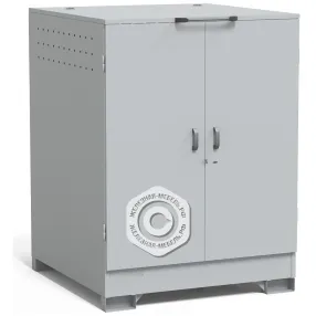 шкаф для 4-х бочек 1900х1410х1405, оцинкованный настил, сточный поддон