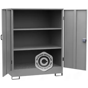 шкаф металлический с полками 1980х1540х1060 для хранения химических веществ