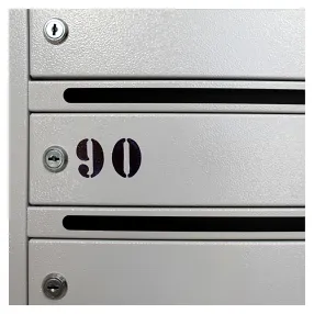 трафарет для нумерации почтового ящика