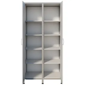 шкаф лабораторный для одежды стр мд-ал 108.03 (белый)