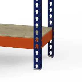 стеллаж металлический профи-т 2000х1240х455 (3 полки из фанеры)