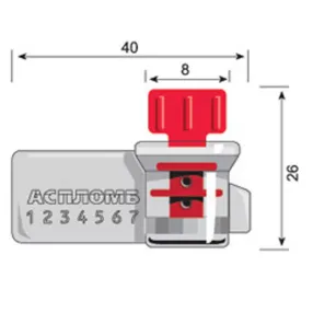 пломба для проволоки твист-м