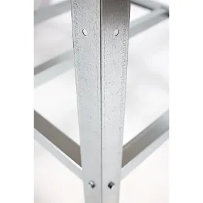 стол производственный без борта с полкой решеткой сп-10/6-р-эк