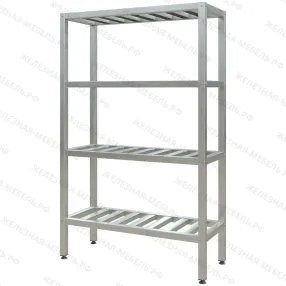 стеллаж полочный сплп «profi ral» 1800х1500х400 (полка-решетка 4 шт.)