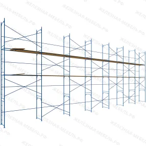 леса рамные строительные лрс-40 8х21 м (2 яруса с настилом)