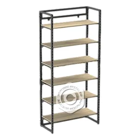 стеллаж рамочный с полками лдсп