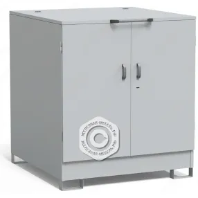 депо для кубической емкости дкб-1350, решетчатый настил, сточный поддон