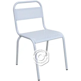 стул металлический перфорированный ст11 для медицинских учреждений белый