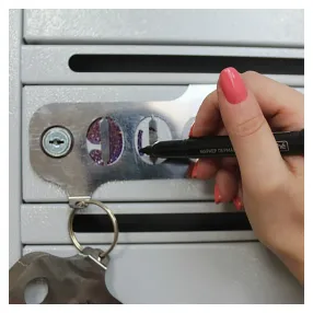 трафарет для нумерации почтового ящика