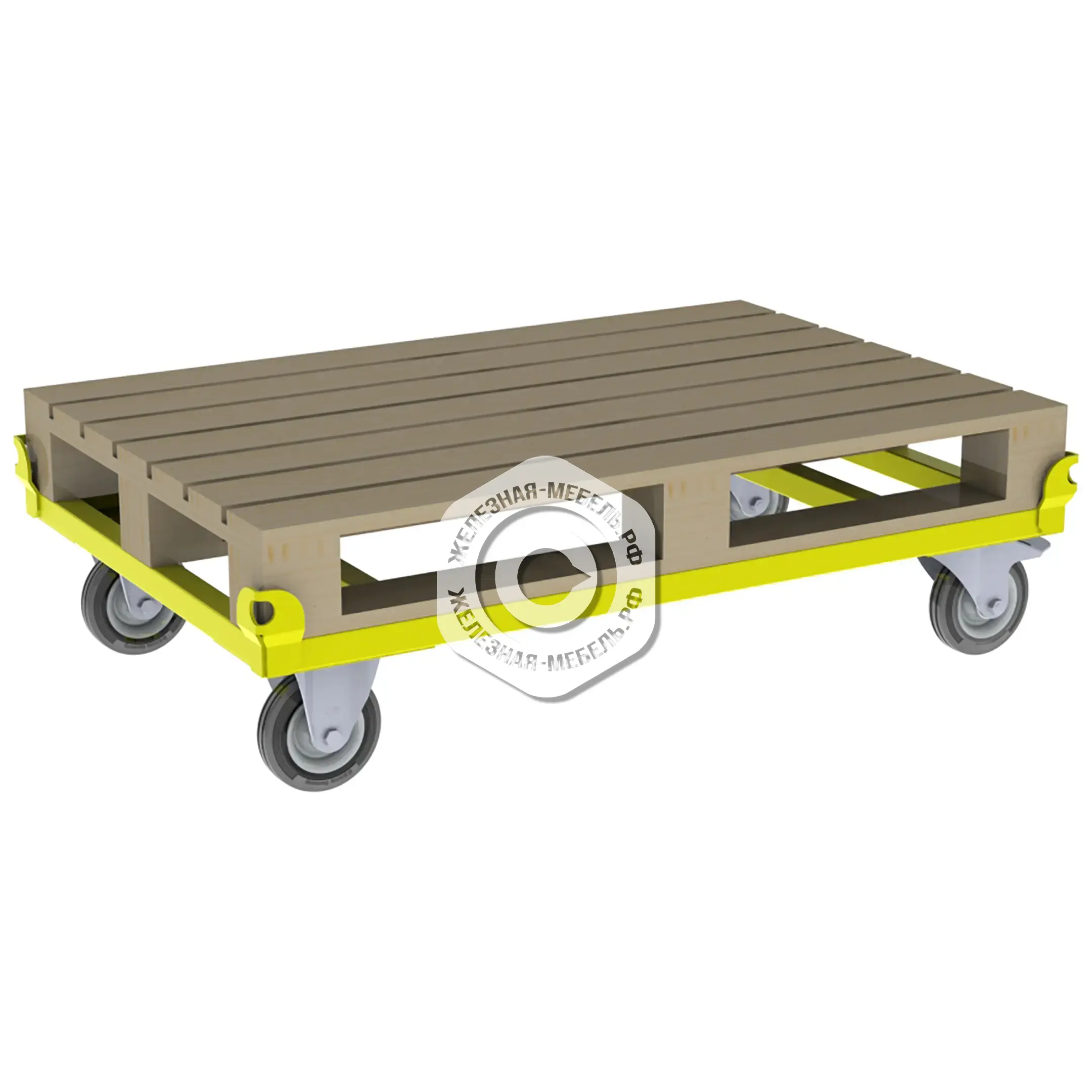 Тележка для транспортировки поддонов EURO, 300х1200х800 (без колёс)